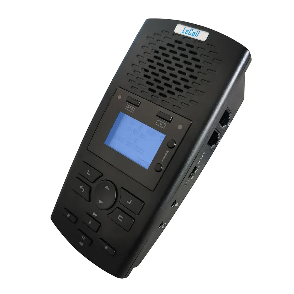 AR120 - Grabadora de teléfono no empotrado, grabadora de llamadas y dispositivo de grabación de llamadas para teléfonos fijos analógicos y digitales/IP,