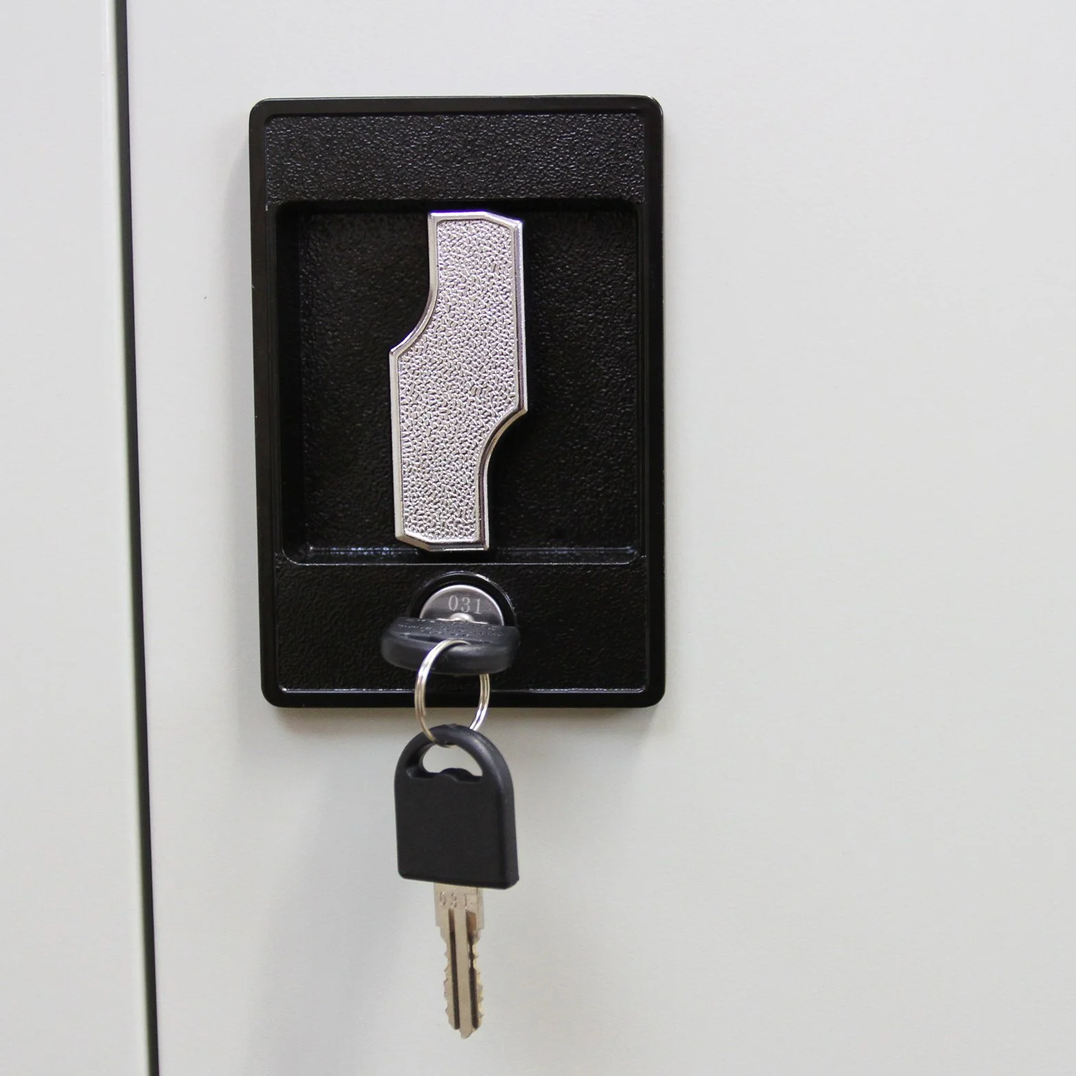 Armario de oficina metal 2 puertas archivador con cerradura 180 cm 3 compartimentos