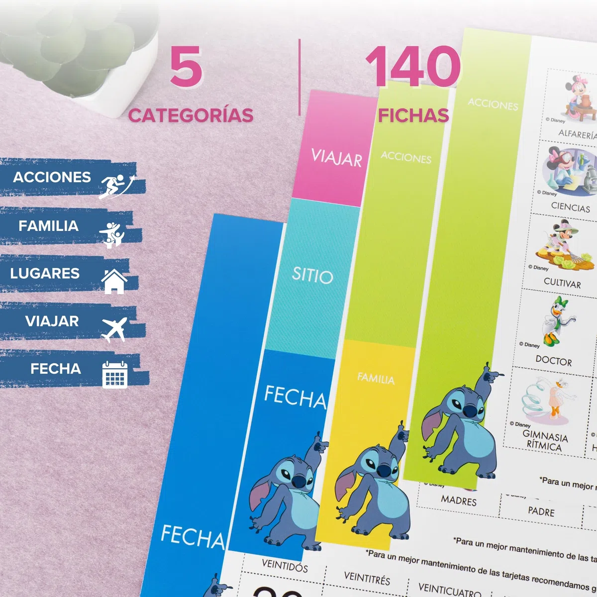Pictogramas Autismo Español | Panel Rutinas | Pictogramas Rutinas Niños Español | Planificador Visual Editorial GEU Stitch (Diario Disney (español))
