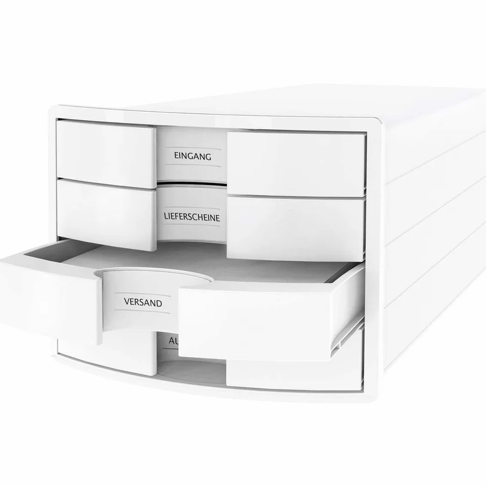 Caja Impuls DIN A4/C4 4 cajones cerrados blanco