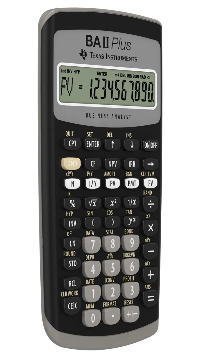 Texas Instruments BA II Plus Professional calculadora financiera avanzada