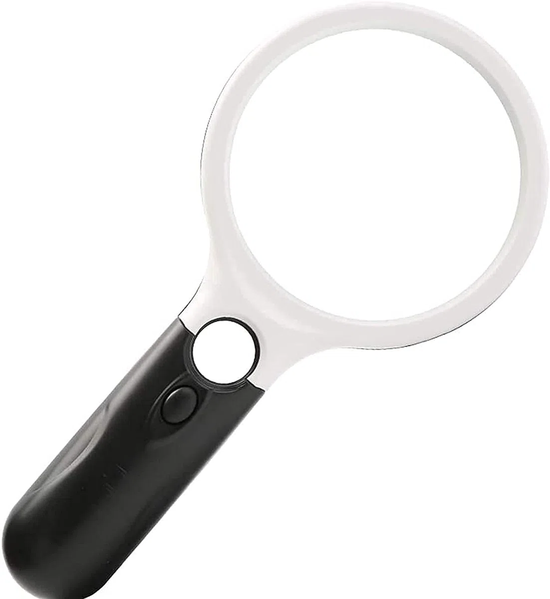 Lupa de mano con luz LED, aumento de 20x, 85 mm para lectura y trabajo cercano