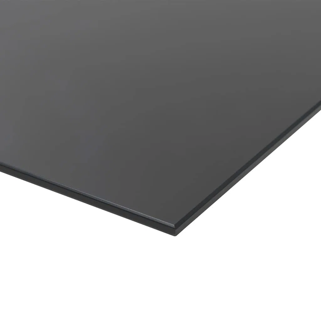 Pizarra magnética para pared (cristal, 60 x 40 cm), color negro