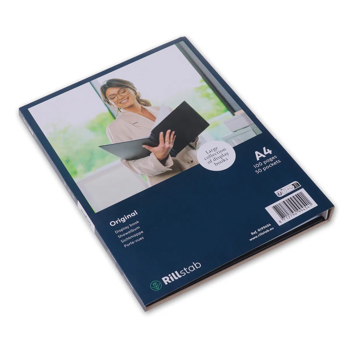 RI99454 Álbum de fundas Original A4, 50 fundas internas, negro