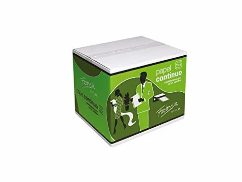 Fabrisa 1242012 - Caja de 2500 hojas de papel continuo, 240 x 12"