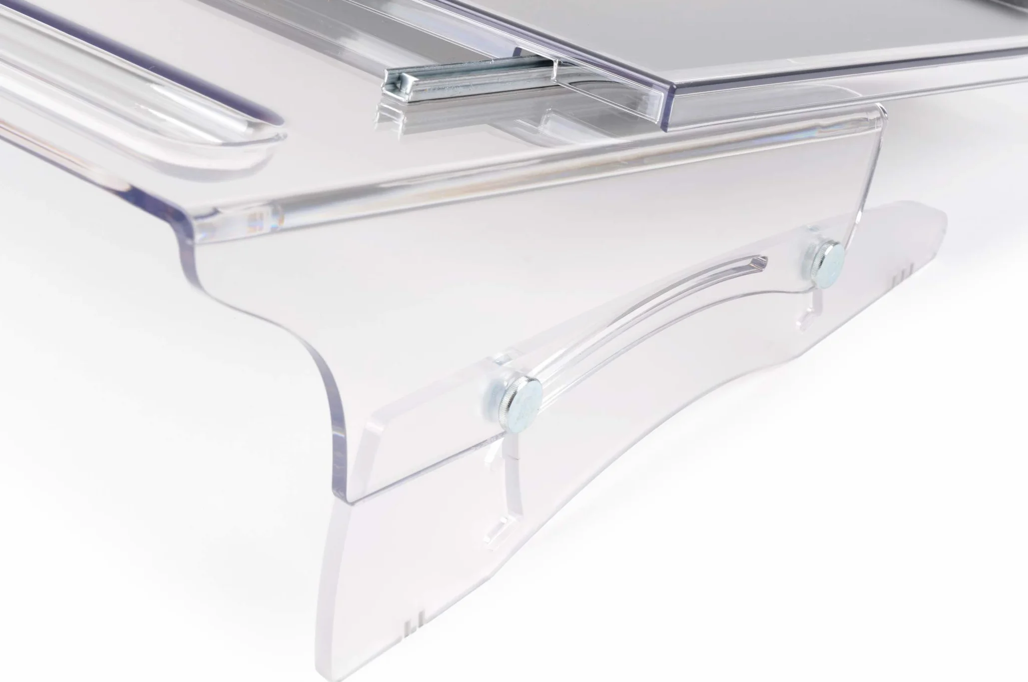 BakkerElkhuizen FlexDesk 640 - Soporte portátil para escribir, transparente