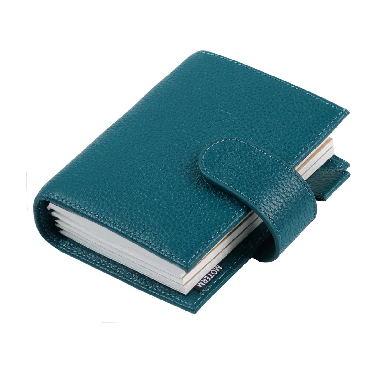Moterm Companion Traveler's - Funda para cuaderno de viajero, diseño mejorado con bolsillo trasero (tamaño pasaporte, color azul guijarro Vert Foncé)