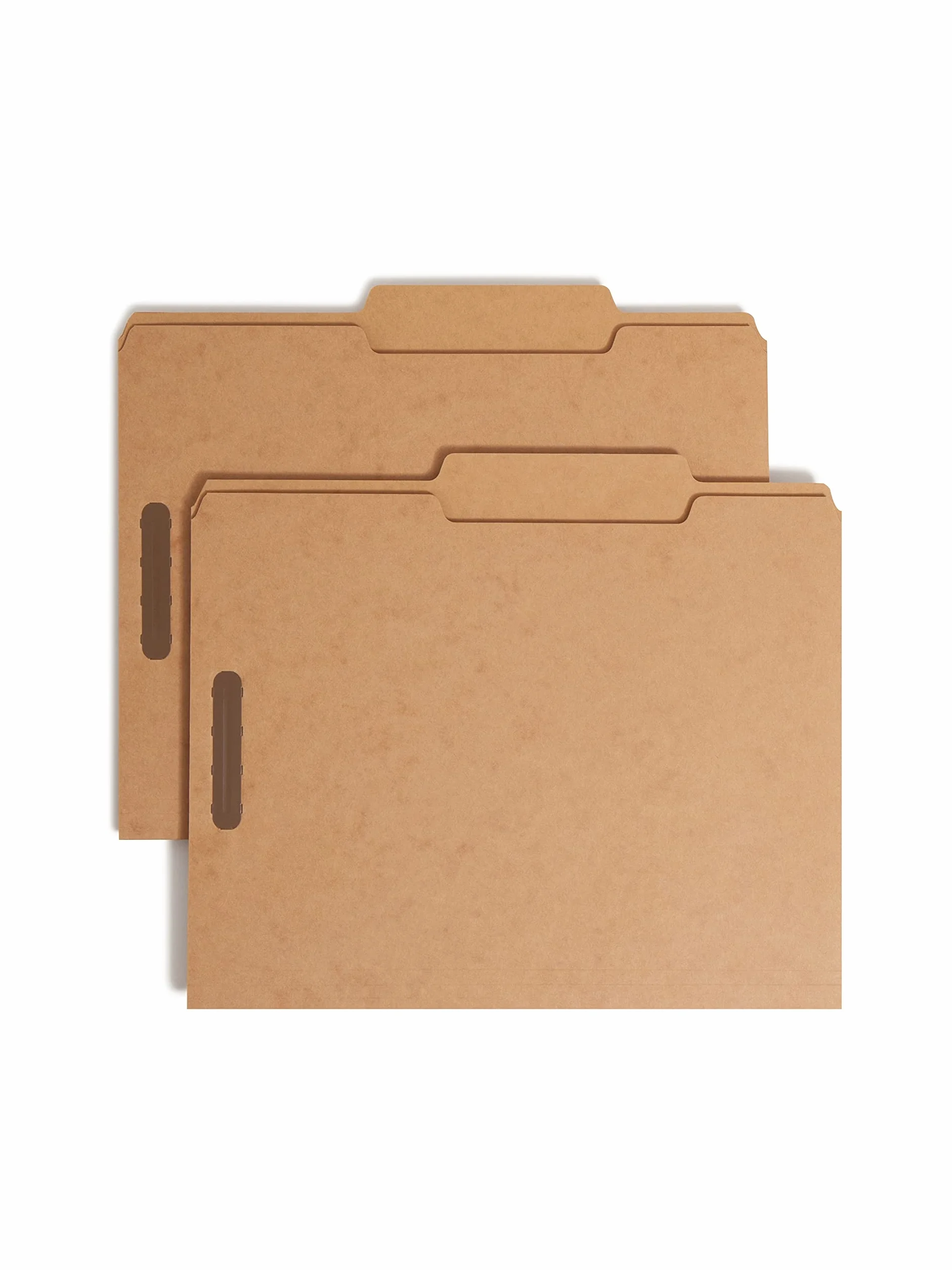 Smead cierre Archivo Carpeta, 2 cierres, 2/5-cut Tab derecho de centro posición, tamaño carta, Kraft, 50 por caja (14882)