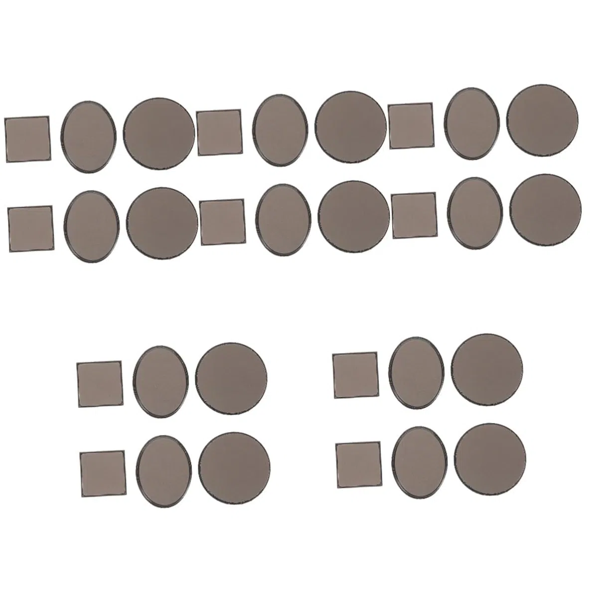 5 Series Almohadilla Para Sellos Fotosensible Almohadilla De Tinta Para Nombre Cojín De Estampilla Almohadillas Estampado Material De Sello Black El Plastico 6 Piezas X 5