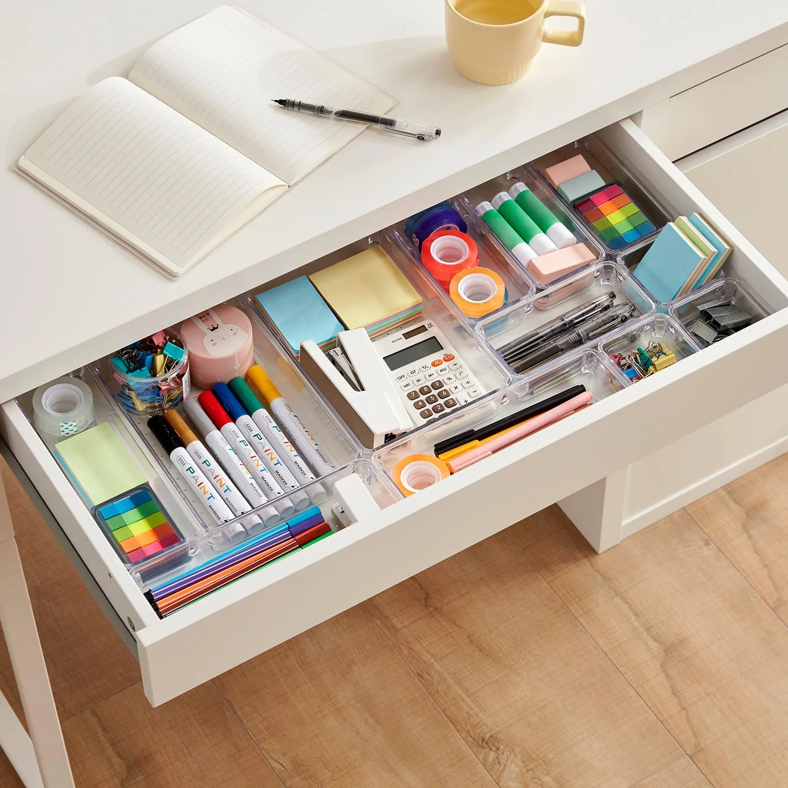 Lifewit Set de 33 Cajón Escritorio Organizador de Baño Divisores Plástico Bandejas Caja Separación Maquillaje