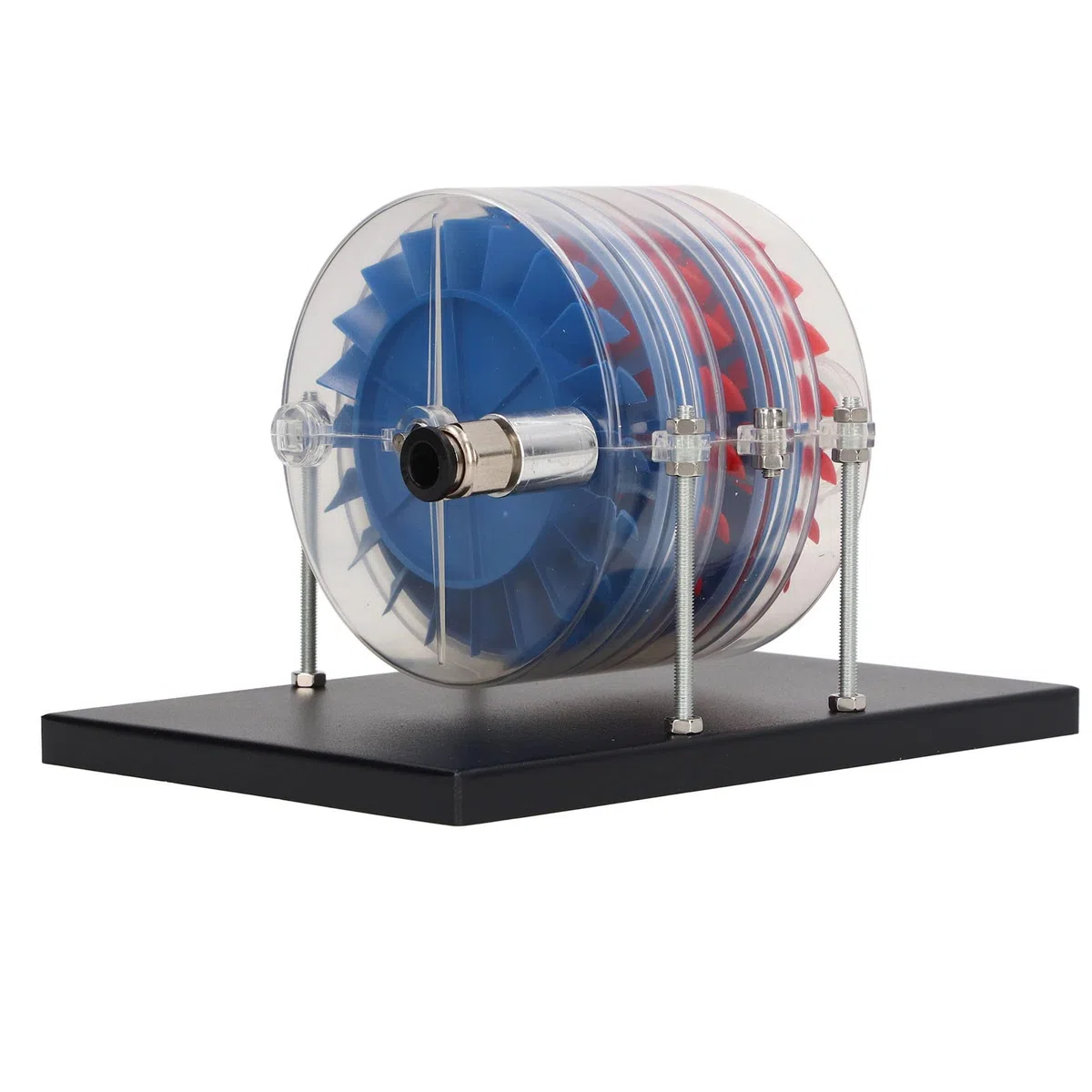 Modelo de Turbina de Vapor Multietapa, Física Demostración Laboratorio Decoración para Aprendizaje Mecánico