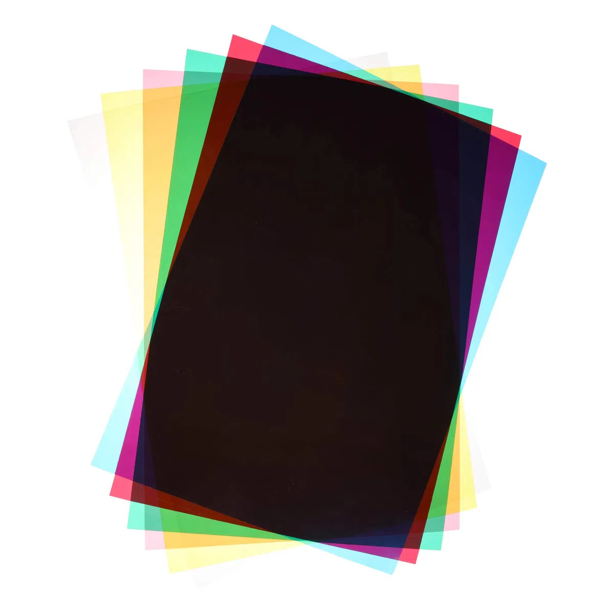 Hojas de acetato A4 OHP de color de acetato transparente, filtro de luz de gel, ayuda a la lectura, rojo, amarillo, azul, rosa, verde, transparente, grueso, 100 micrones, ayuda a la lectura rojo,