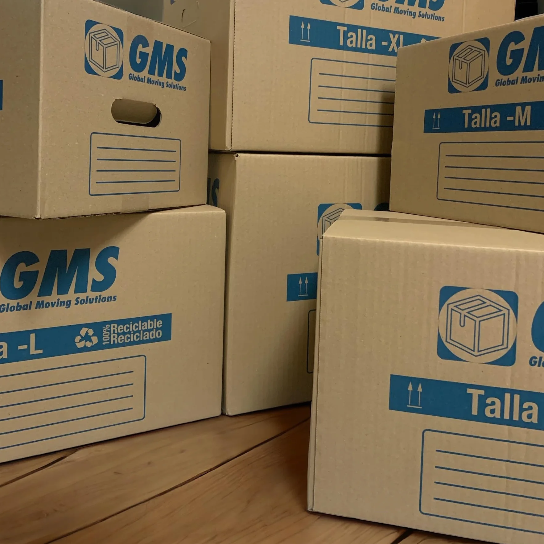 Cajas Cartón Mudanza 50x30x30cm 45L Lote 20 con Burbuja y Precinto Alta Resistencia