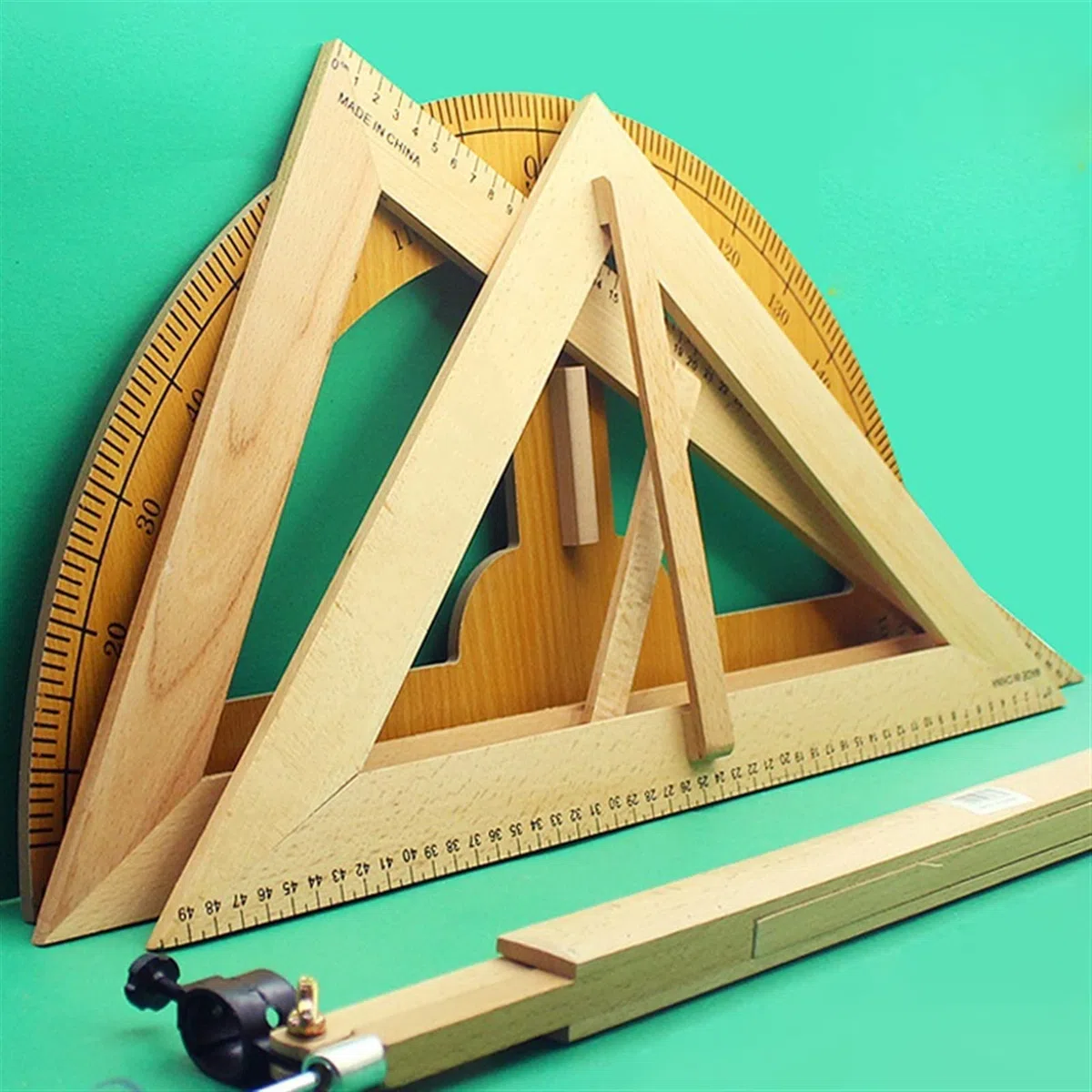 Compas Dibujo Tecnico MATEMÁTICA COMPASS PROPROCTOR MULTIFUNCIONAL DIBUJO DIBUJERO COMPÁS DEL PROFESOR DE LA COMPUSA PROFUNDO 50 CM HERRAMIENTE Compas Escolar