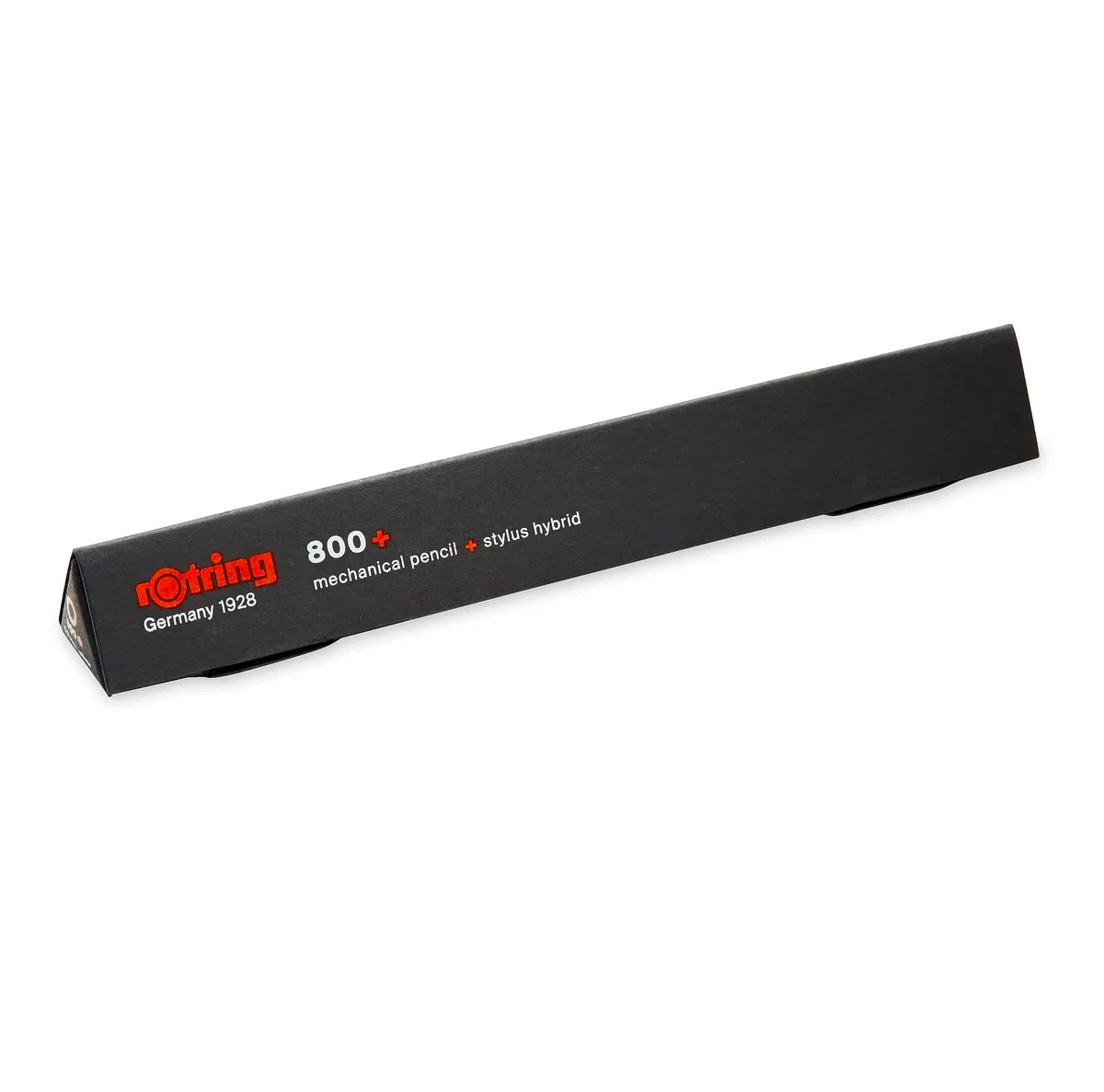 rOtring 800+ Portaminas y lápiz óptico para pantalla táctil | Lápiz retráctil HB de 0,7 mm | Cuerpo de metal negro