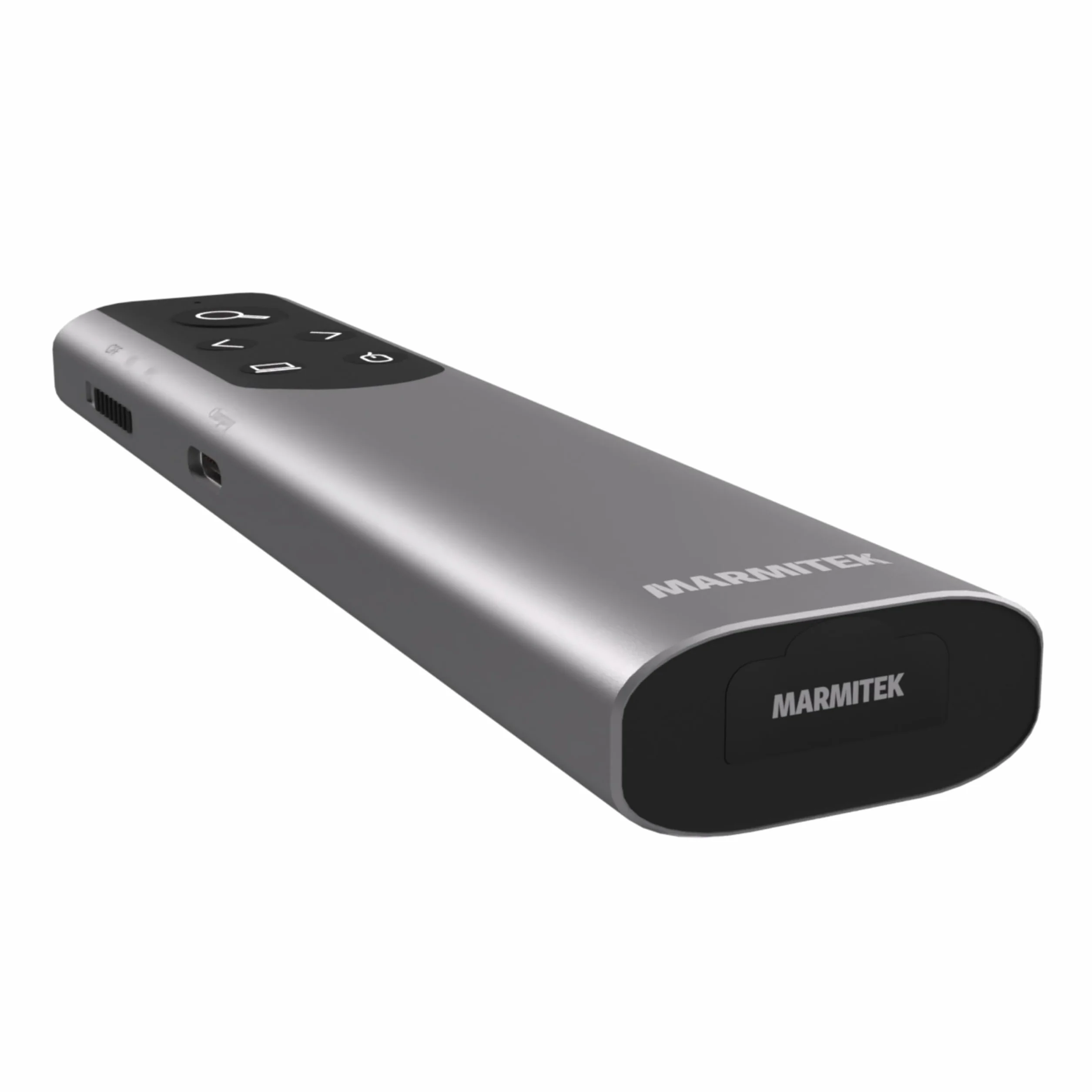Controlador de presentaciones Marmitek WPR 400 – Puntero digital y Air Mouse – Función zoom y marcado – Receptor USB-C y USB-A – Presentación inalámbrica – Wireless Presenter – Clicker PowerPoint
