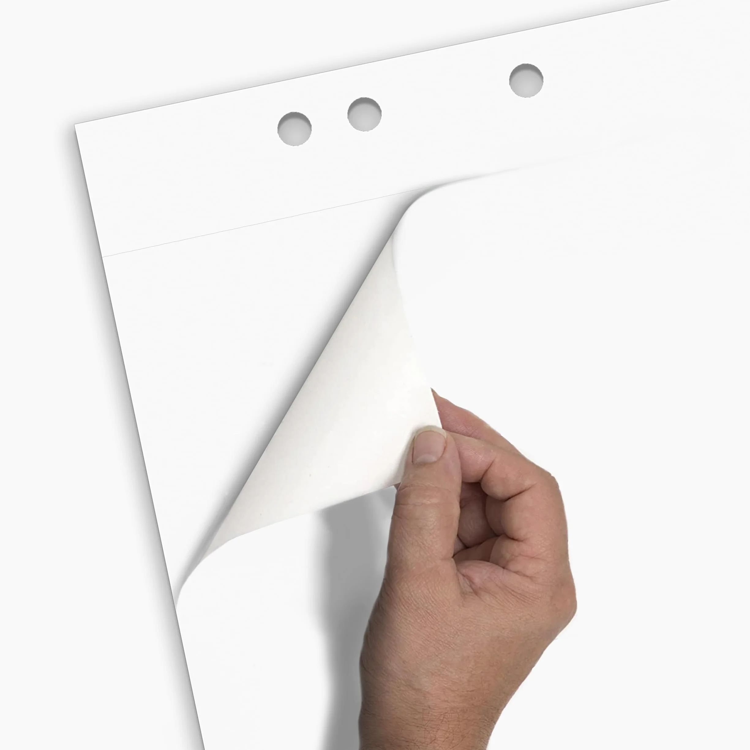 Limit Bloc de rotafolios en blanco, 20 hojas, papel 80 g/m², 6 orificios