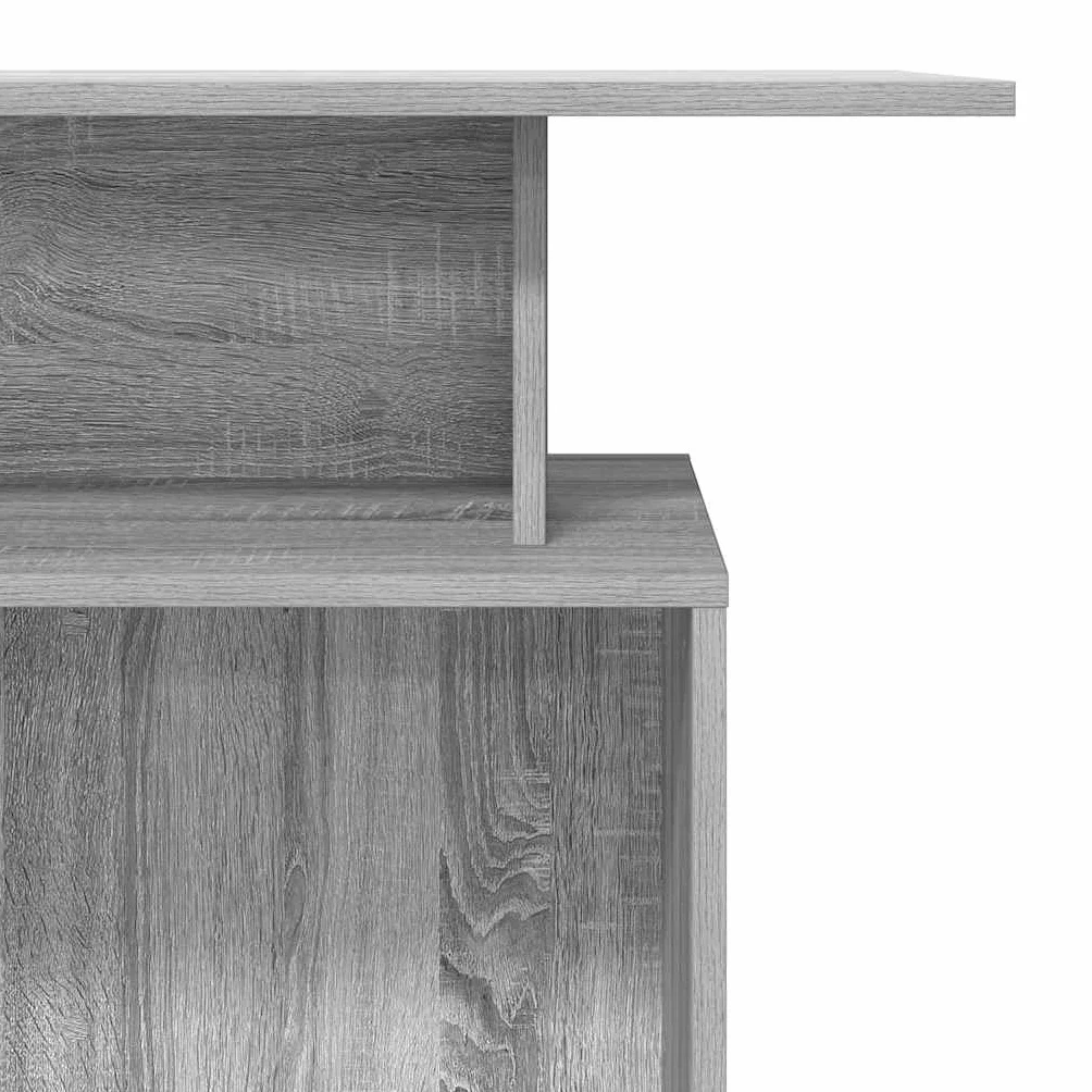 vidaXL Mostrador Recepción Sonoma Gris 100x40x104cm Madera Ingeniería