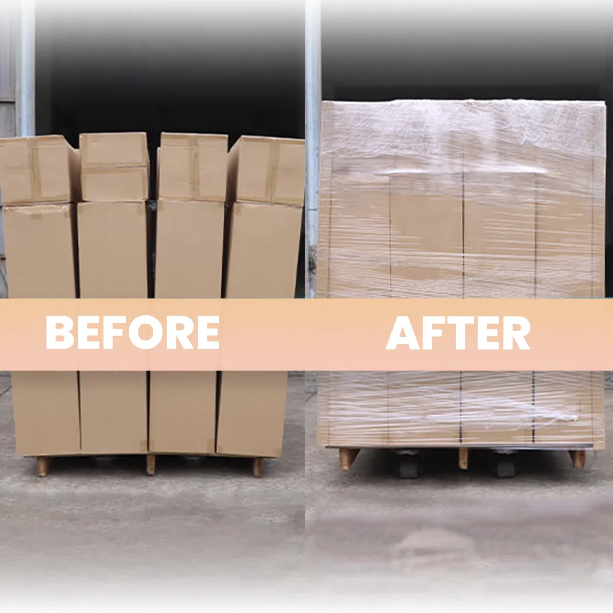 TAPEBEAR Film Transparente para Embalar 38cm x 305M Con Asas, Plastico Cubretodo para Mudanzas, Film Adhesivo Protector, Film Embalaje para Cubrir Muebles, Cajas Carton Mudanza y Objetos