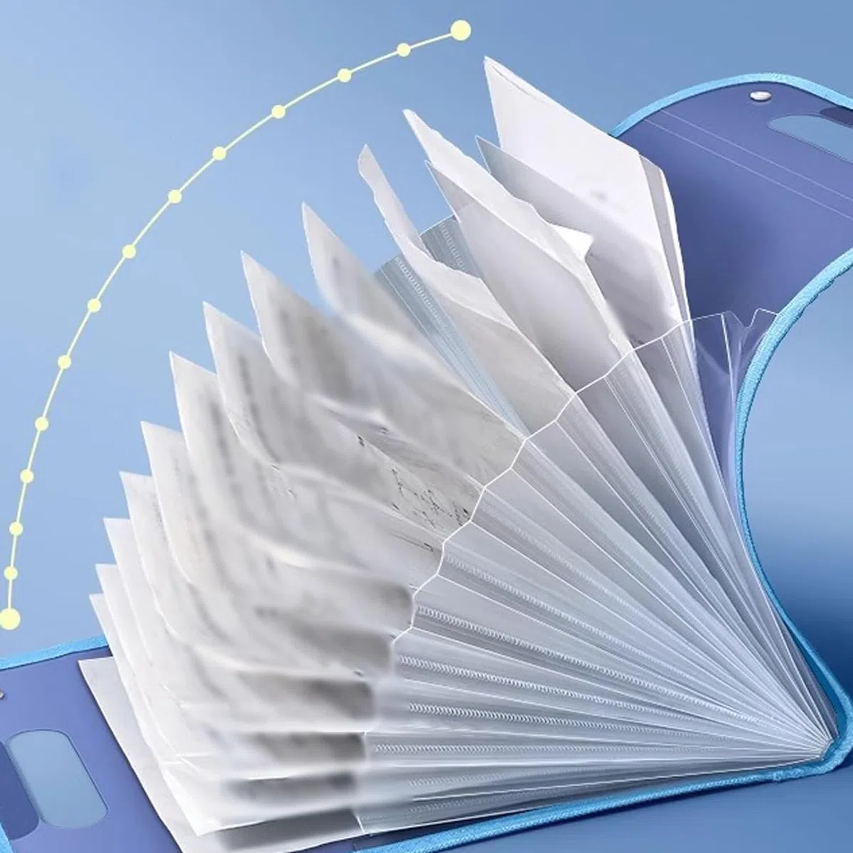 organizador de archivos en acordeón, Carpeta de archivos Carpeta de mano A4 de 3 piezas Organizador de 13 capas de gran capacidad Bolsa de archivos vertical con cierre a presión Carpeta de plástico mu