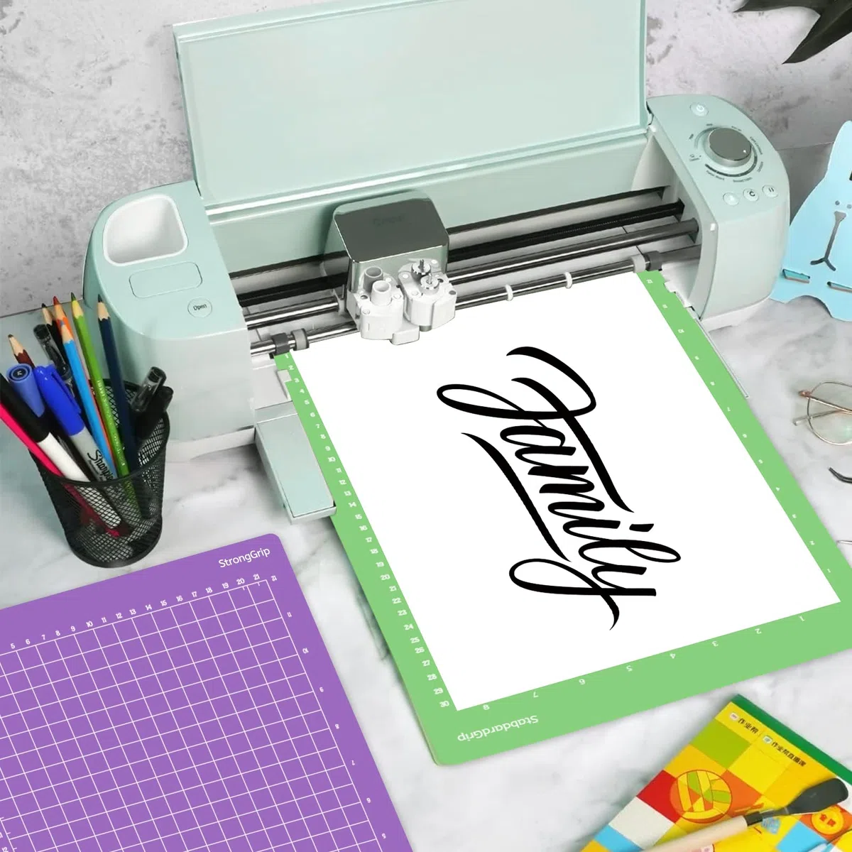 Alfombrillas de Corte 12 x 8,5 pulgadas/30,5 x 21,6 cm Tapete de Corte Adhesivas 3 Piezas Alfombrilla de corte para Cricut Joy, Tapete Corte para Cricut Joy