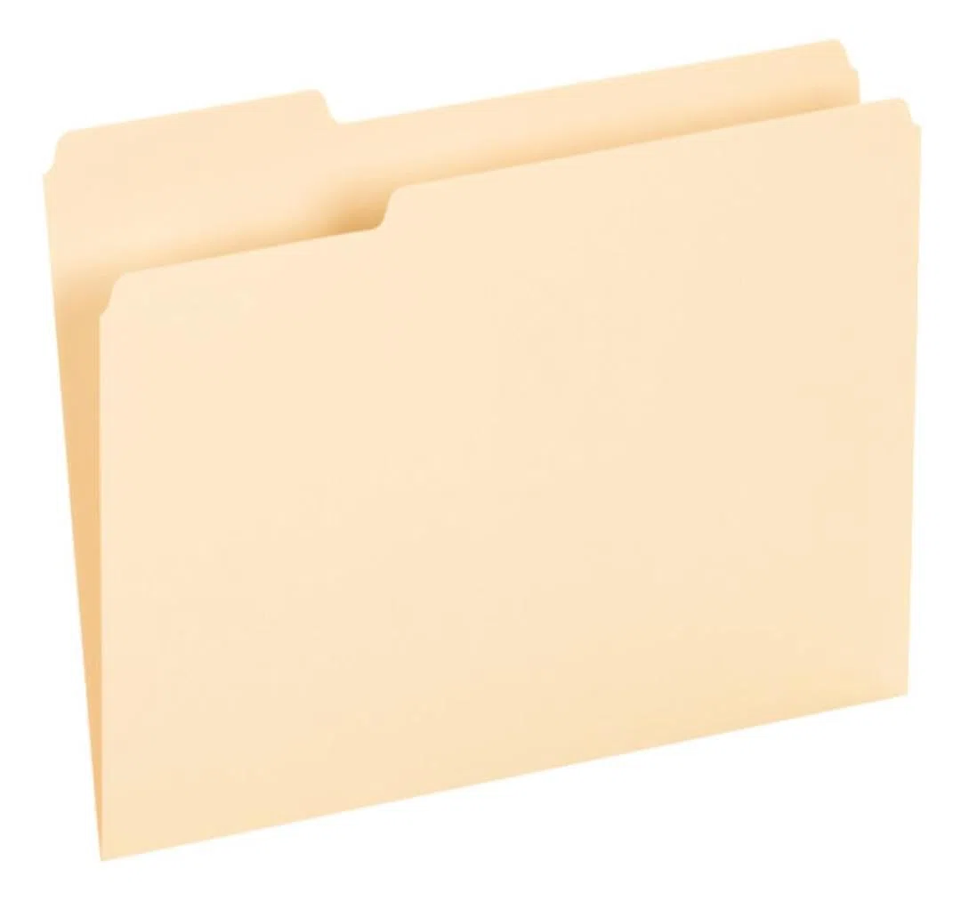 Pendaflex carpetas de archivo, 1/3 Tab, Manila, A4, 100 por caja (65213)