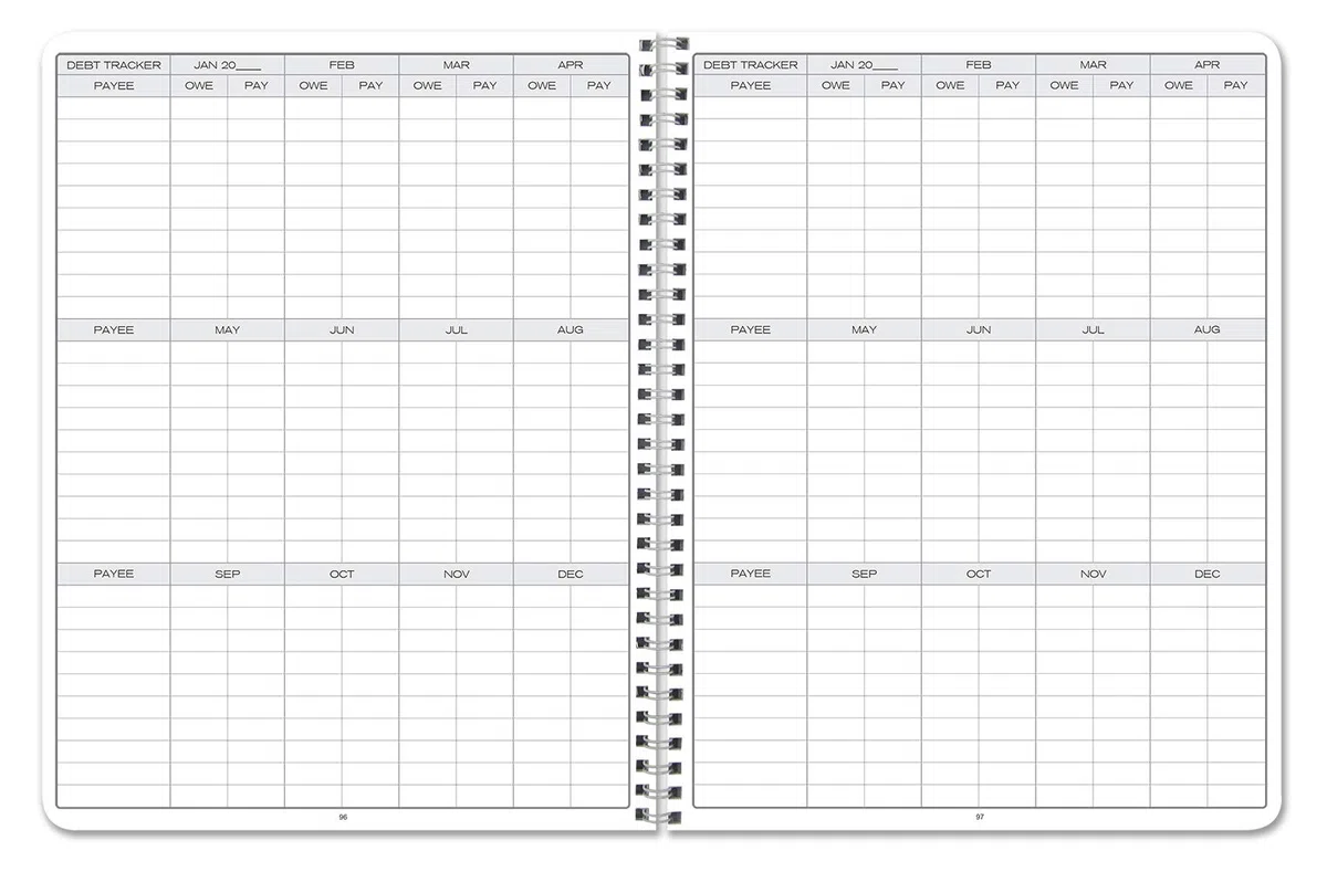 BookFactory Cuaderno de registro de ventas diarias, Wire-O, 100 páginas | Registro de resumen de ventas para pequeñas empresas, 8.5 x 11 pulgadas, fabricado en Estados Unidos