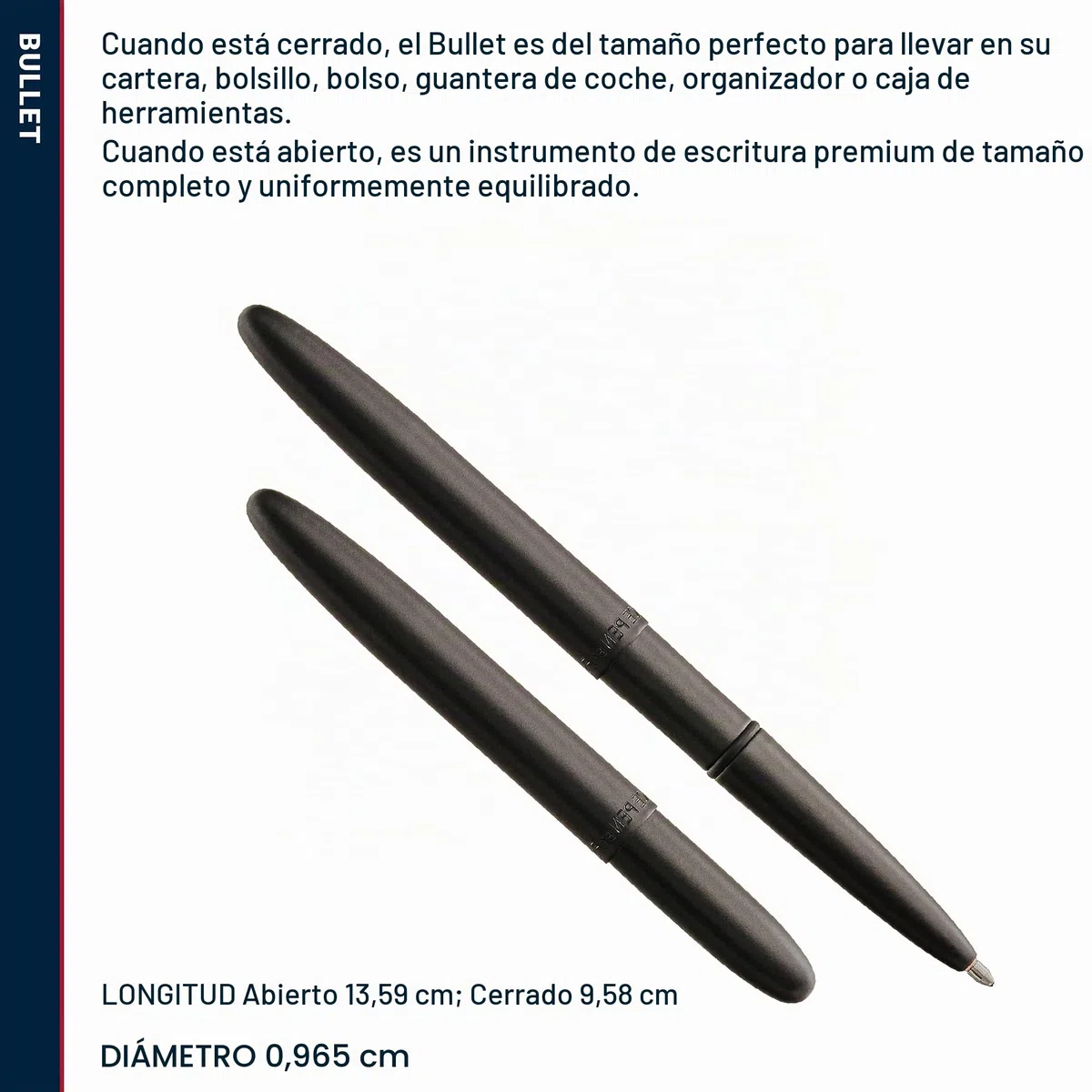 Fisher Space Pen FP44443 Cuchillo Tascabile,Unisex - Adulto, Negro, un tamaño