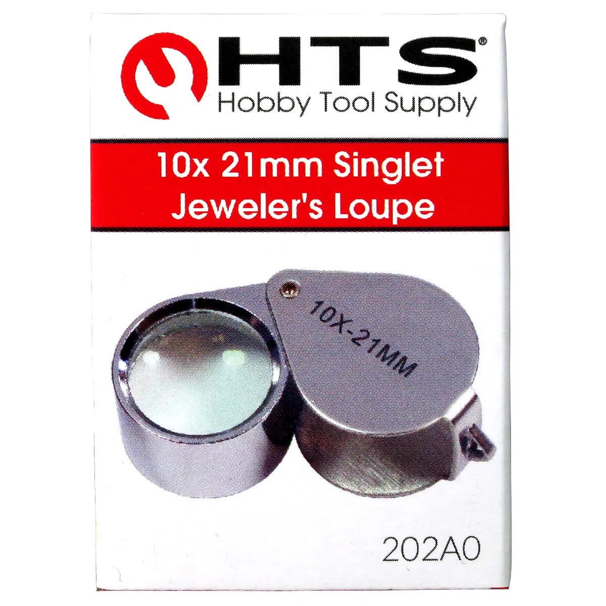 HTS - Lupa de acero inoxidable para joyero