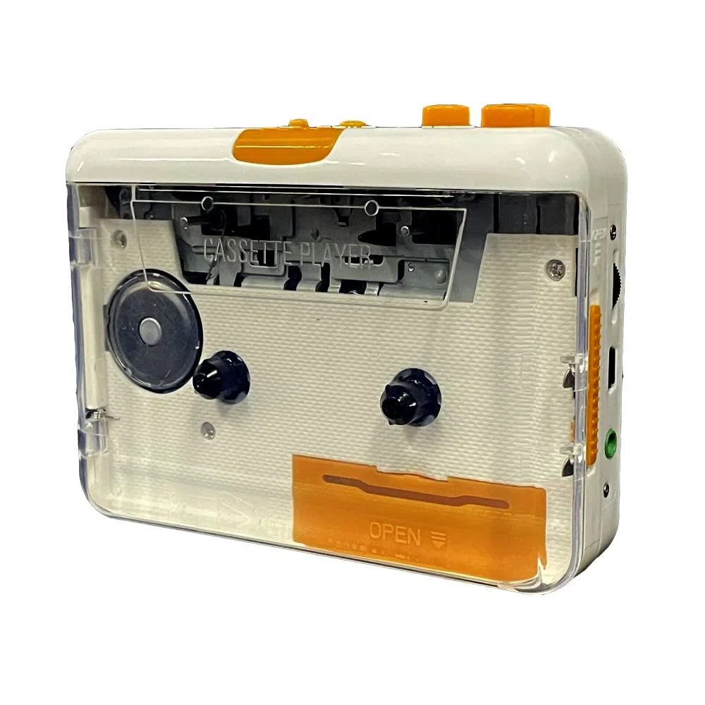 Grabadora de Cassette portátil, Grabación de música de Audio MP3 a través de PC,Grabadora de Cassette con convertidor MP3