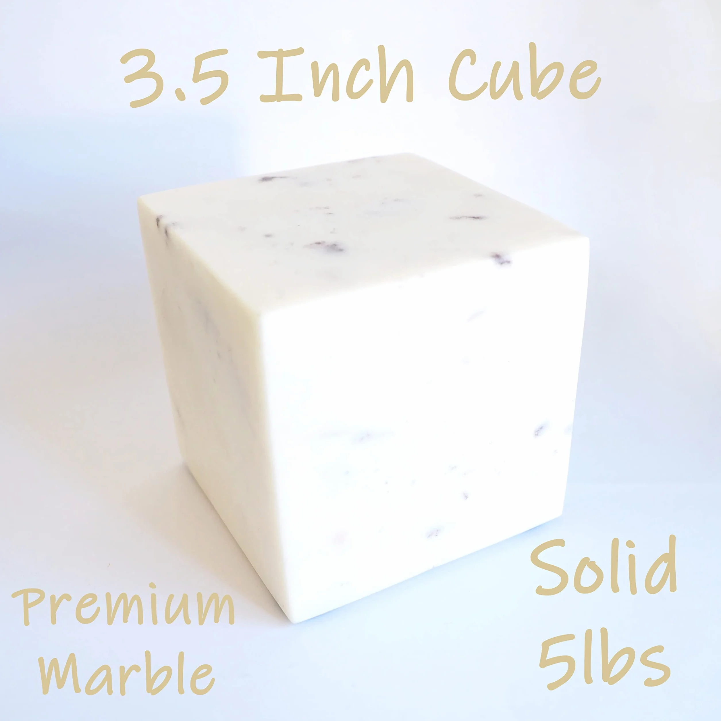 Juego de 2 sujetalibros de mármol hecho a mano con forma de cubo de mármol pesado cuadrado para decoración de estanterías decorativas con parte inferior antideslizante, estantes sólidos para el hogar,