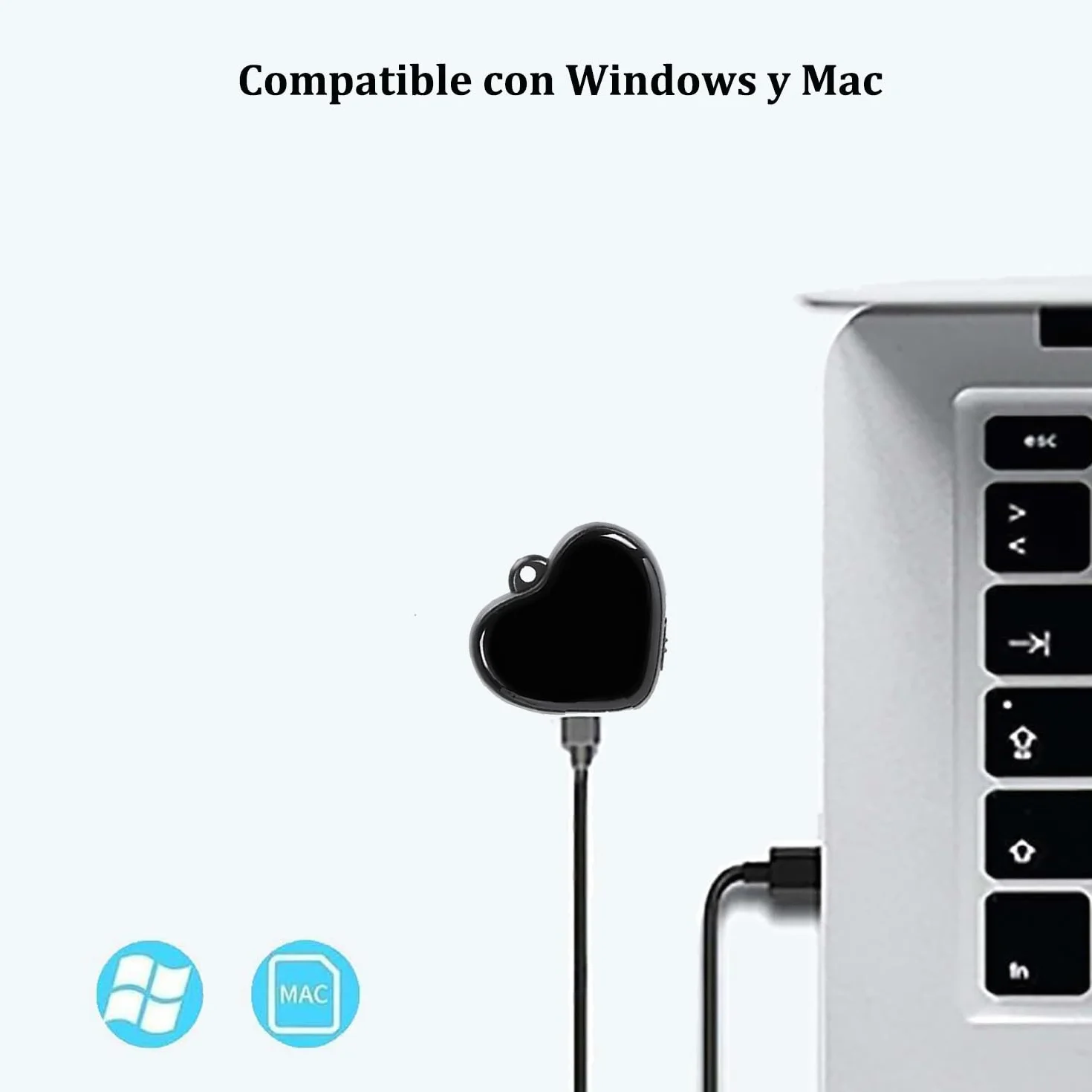 Mini Grabadora de Voz Oculta con Auriculares Digitales para Reuniones Entrevistas