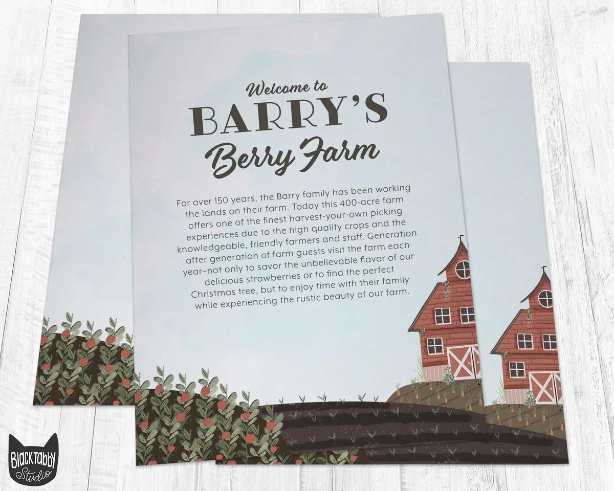 Farm Life Papelería - Juego de 40 hojas