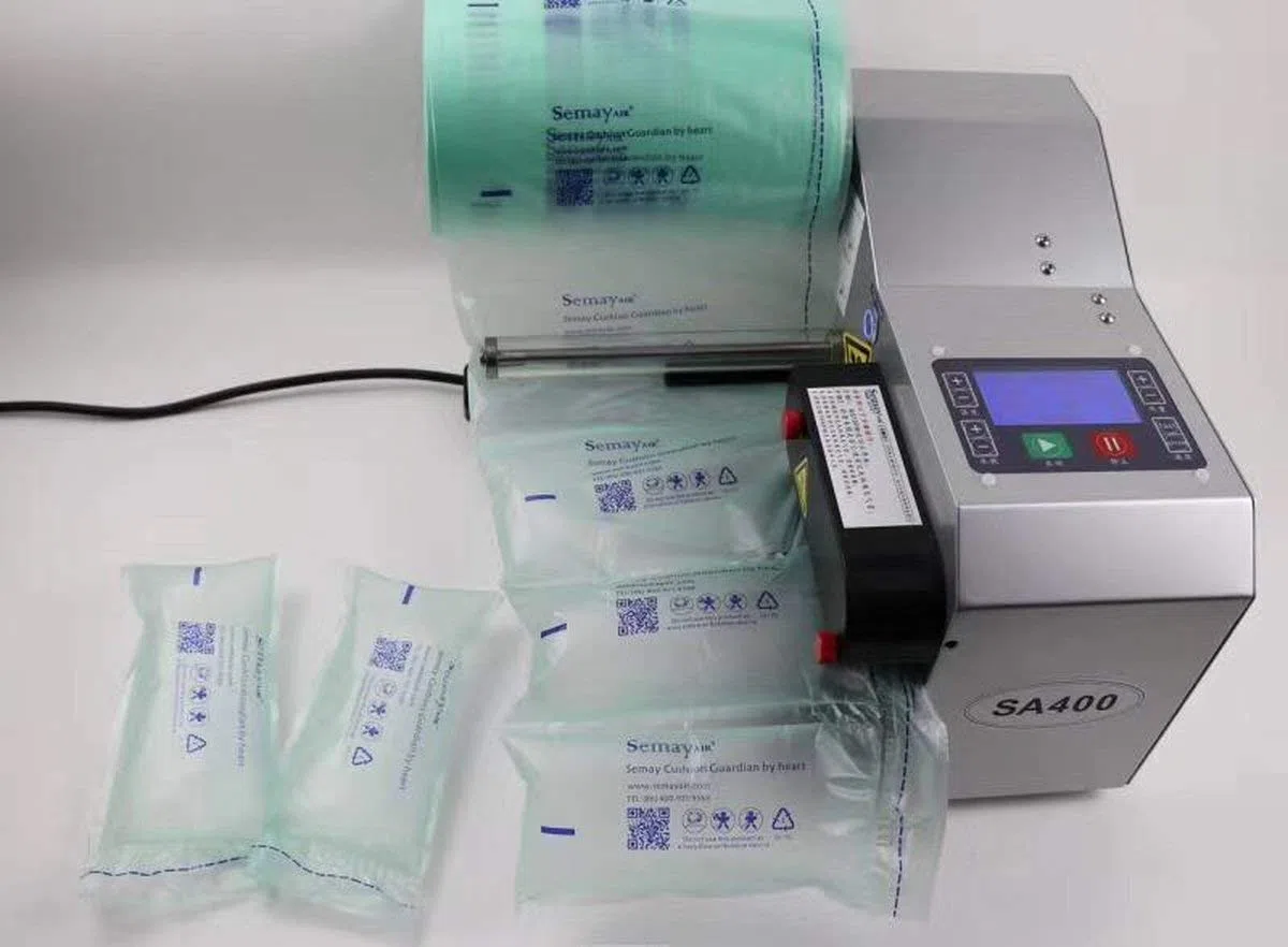 Papel de relleno (plástico de burbuja) formato grande 300 metros inflables