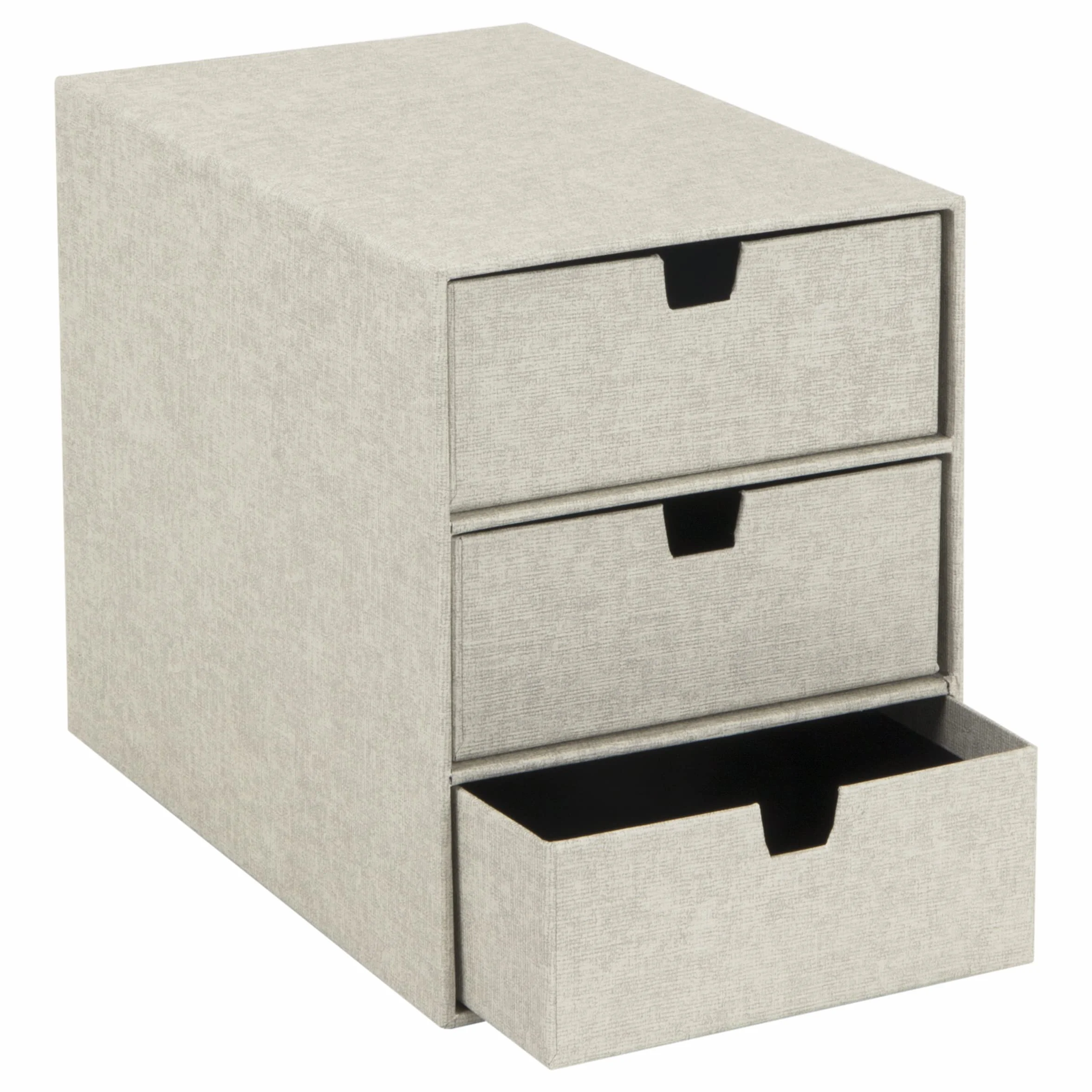 Bigso Box of Sweden Cajonera pequeña 3 cajones organizador documentos oficina beige