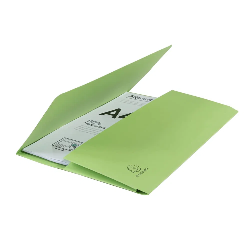Exacompta 47673E - Lote de 50 Bolsas Forever® 290, Color Verde
