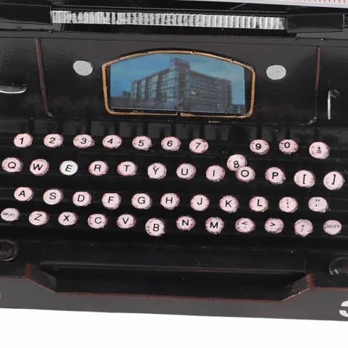 Modelo de Máquina de Escribir Antiguo