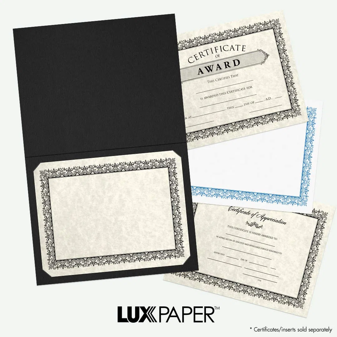Carpeta para guardar certificados o diplomas