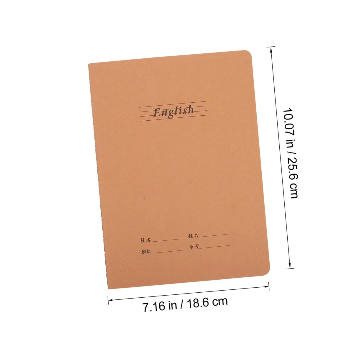 Cuadernos Decoracion 10piezas Papel para Ejercicios Alumno de Colegio | Libros de Práctica en Papel, Portátiles y Ligeros, Escritura Cómoda, para Niños y Estudiantes