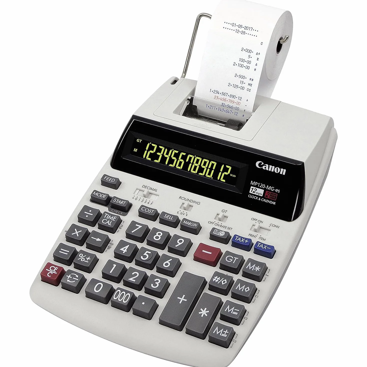 Canon MP120-MG-es II, Calculadora impresora, Tamaño Único, Gris
