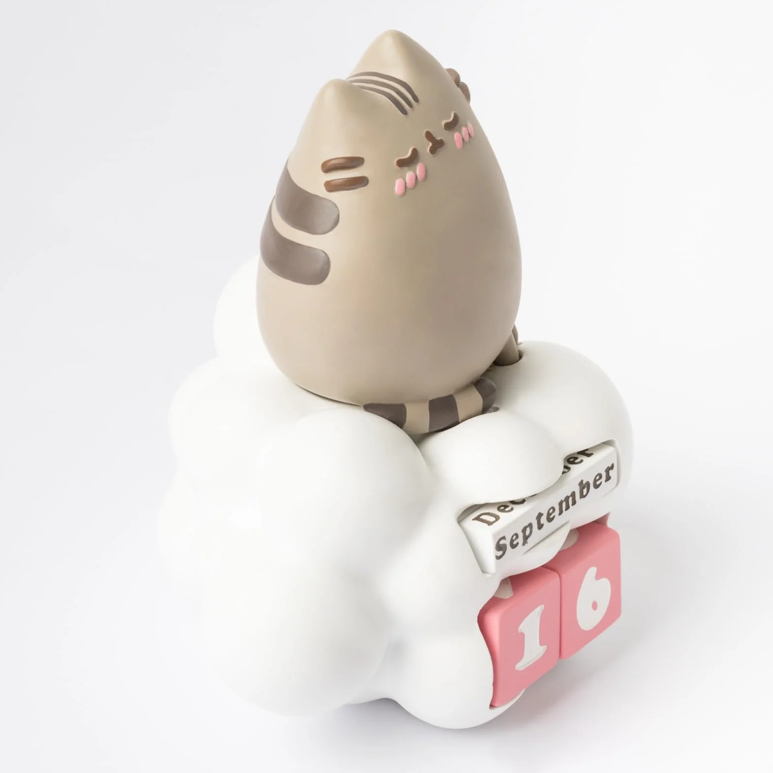 Calendario Perpetuo Pusheen 3D - Figura gato Kawaii para Decoracion Habitacion niña - Calendario sobremesa para niños │ Regalos Pusheen Cat Merchandising Oficial