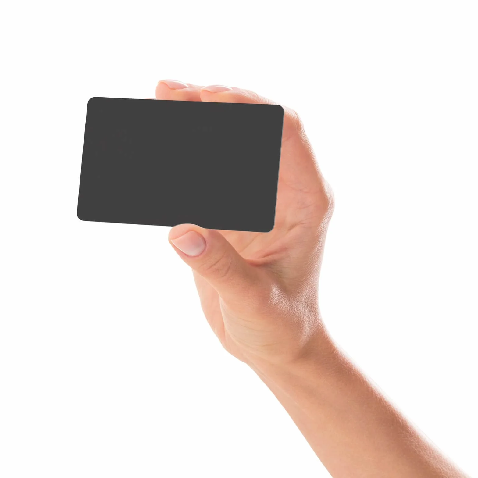 Tarjetas de plástico negro mate aptas para alimentos [100 unidades] tarjetas en blanco de PVC de 86 x 54 mm, plástico en blanco para impresoras de tarjetas, tarjetas de acceso