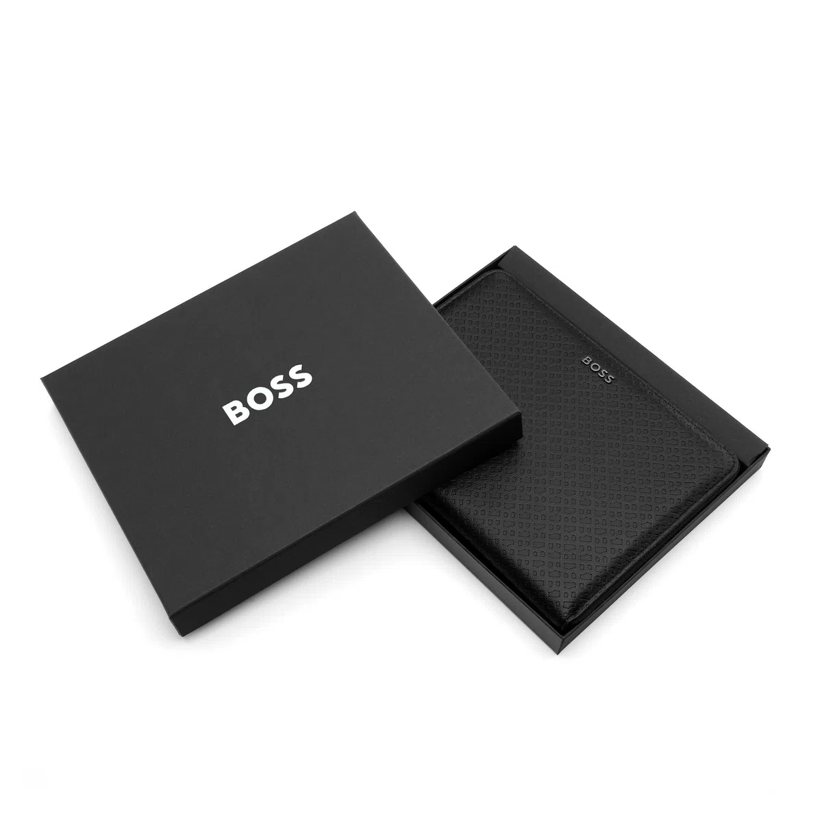 Hugo Boss Carpeta de conferencias A4 Monogram Zipped Black