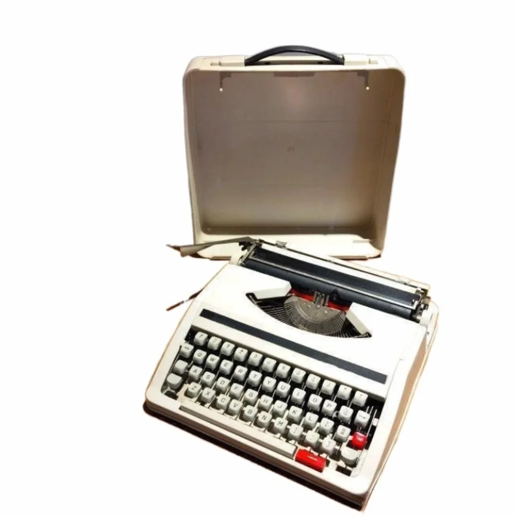 Máquina de Escribir Manual Retro clásica Teclado mecánico de Estilo Vintage Máquina de Escribir Tradicional inalámbrica