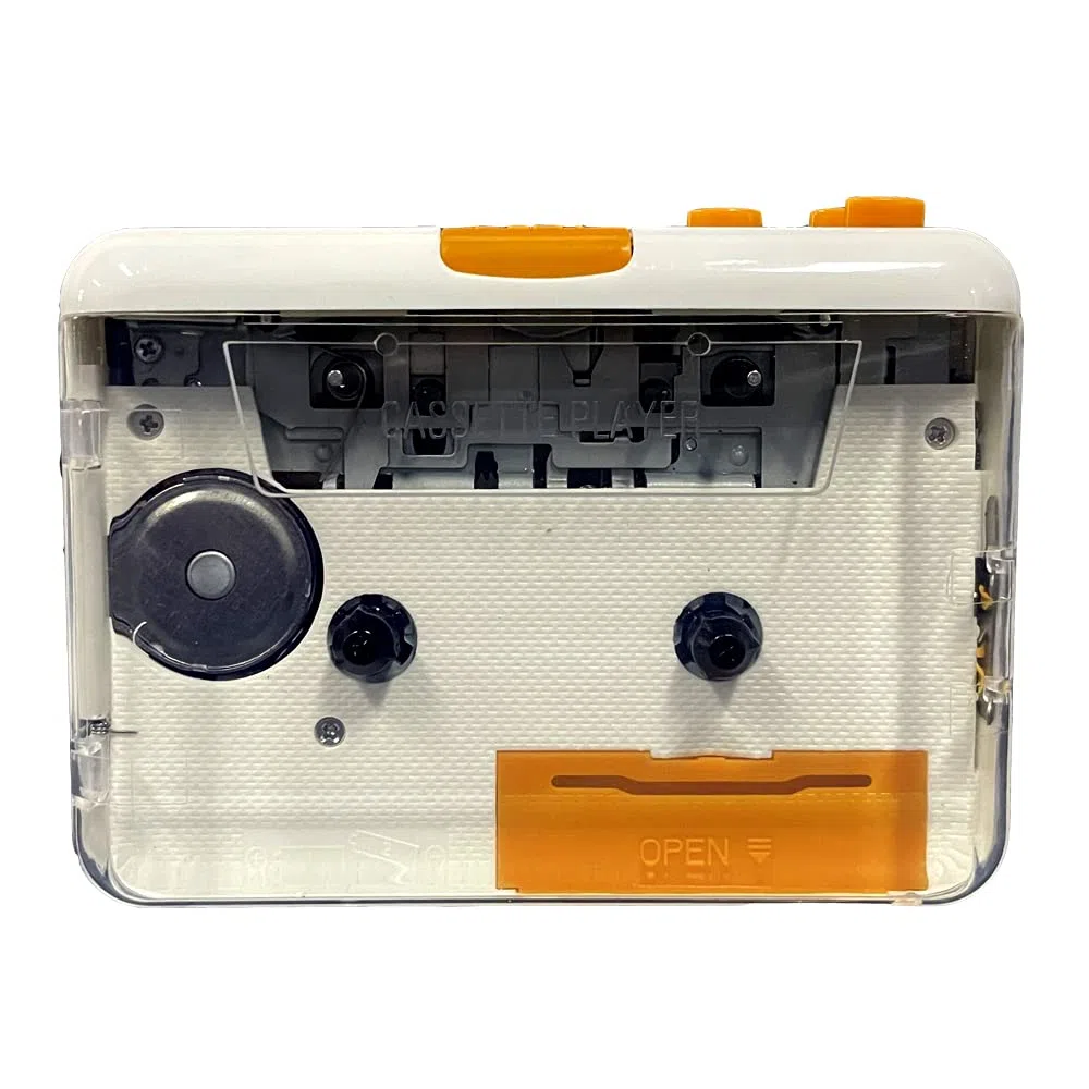 Grabadora de Cassette portátil, Grabación de música de Audio MP3 a través de PC,Grabadora de Cassette con convertidor MP3