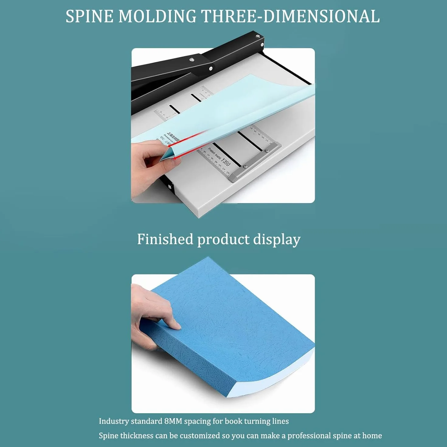 Máquina de plegado manual de papel A3, máquina de plegado de papel resistente, herramienta de puntuación de papel A4, prensa de libros, oficina comercial, máquina plegable de cartas
