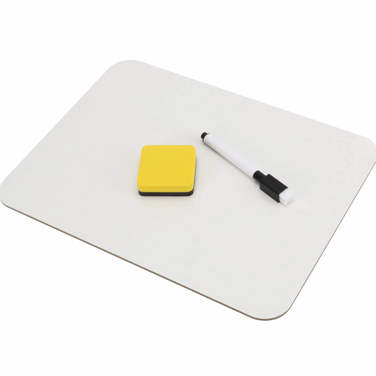 Conjunto de 12 Pizarras Blancas Pequeñas de 30 x 22,5 cm, Portátil, Doble Cara, Para Limpiar en Seco