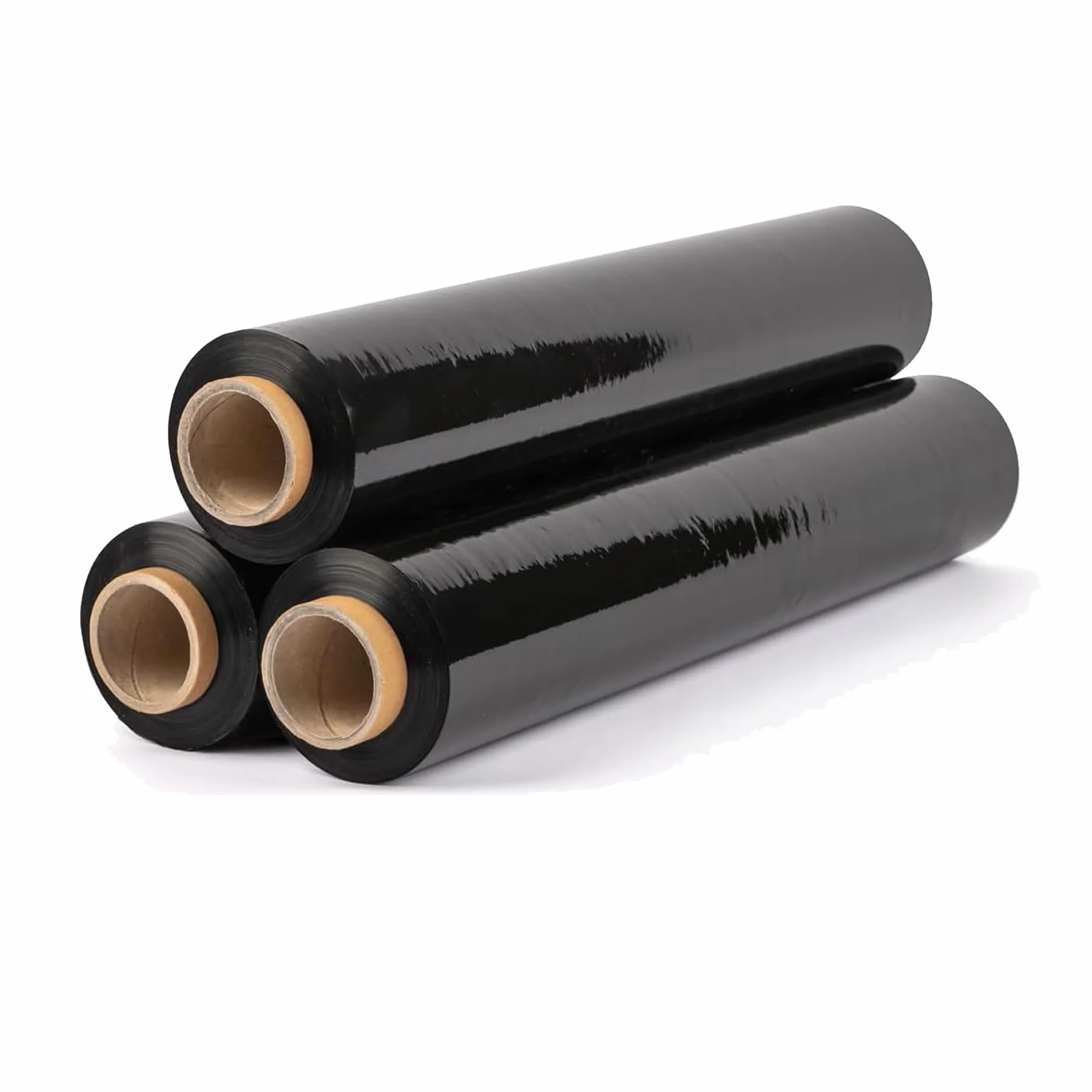 Film Embalaje Negro 1.4kg 5 Rollo 50 cm 23 Micras de Espesor