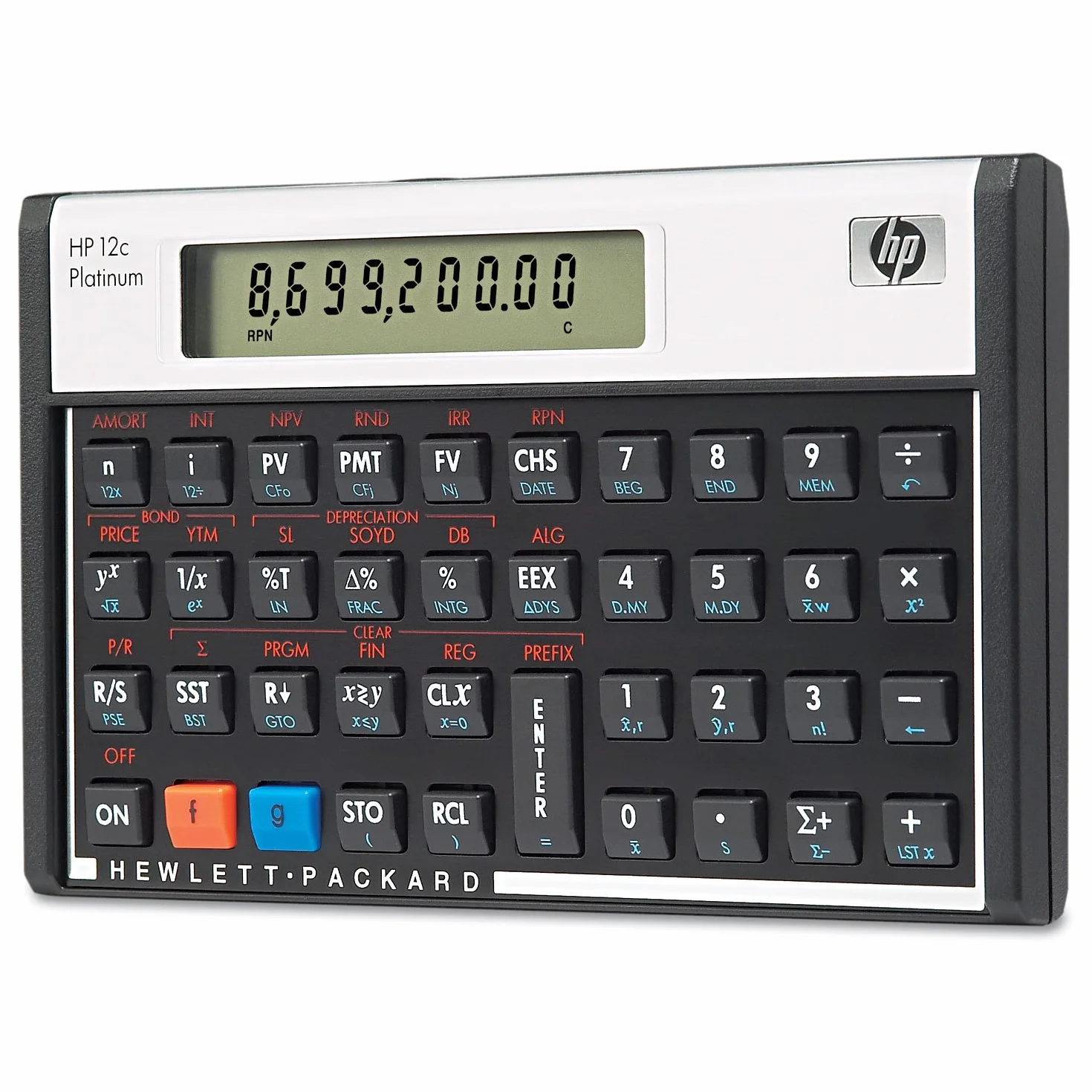 HP 12C Platinum - Calculadora financiera, 79 x 15 x 129 mm