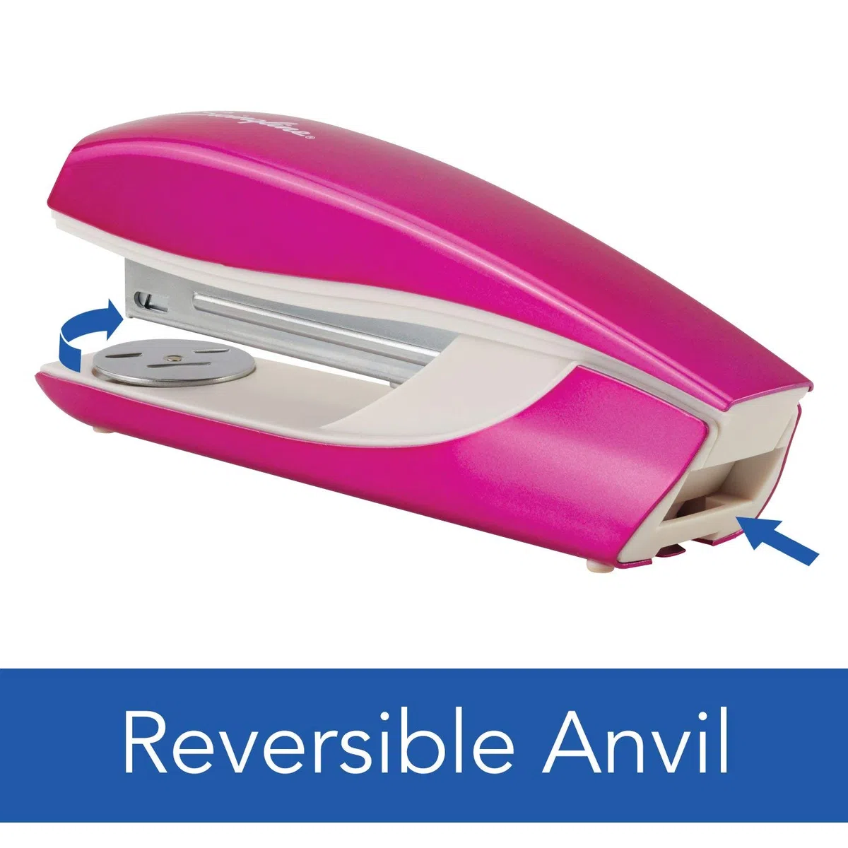 Swingline Grapadora, NeXXt Series Wow, grapadora de escritorio, capacidad para 40 hojas, rosa (55047023)